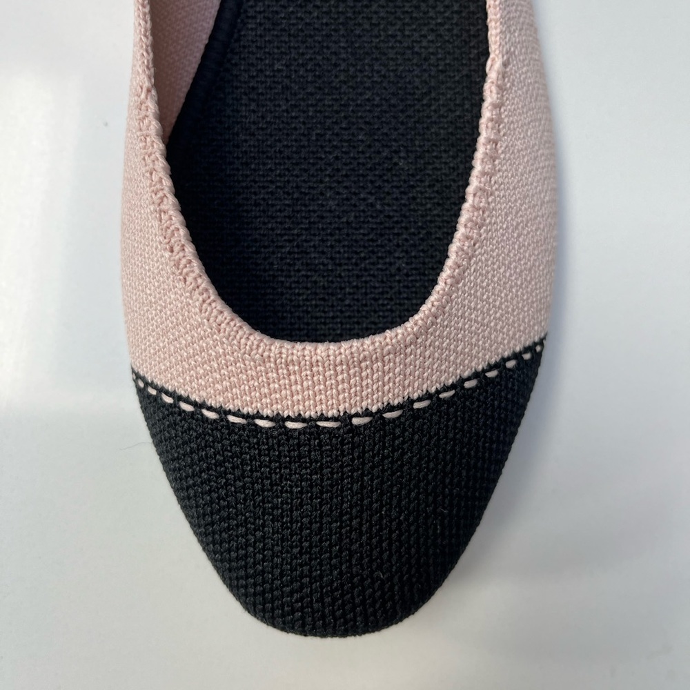 NWOB new never worn rothy’s (rothys) square toe flats in rosewater rare sz 6.5 - Picture 8 of 16